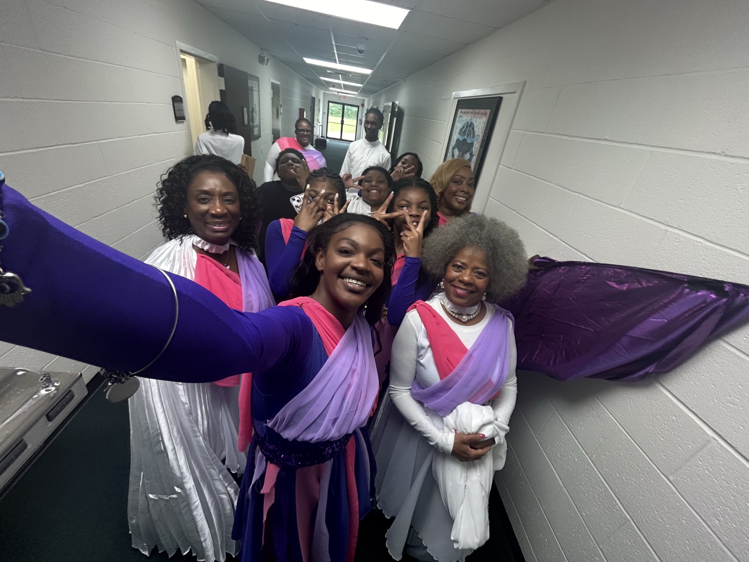 Prophecy in Motion members backstage
